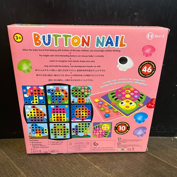 NextX Button Nail Toy (Brand New) - Picture 2 of 3